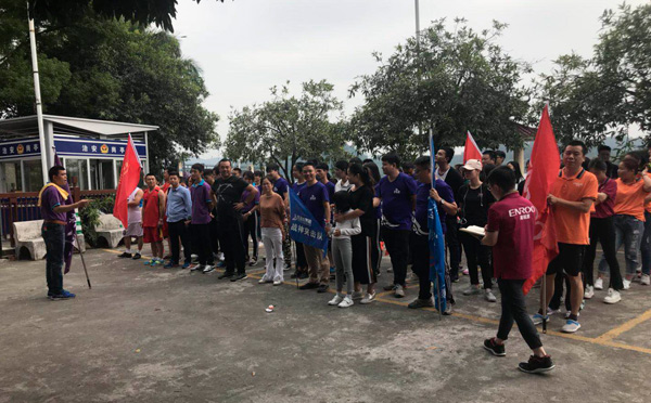 金馬爭(zhēng)霸賽火箭隊(duì)8公里徒步拉練，振奮人心！